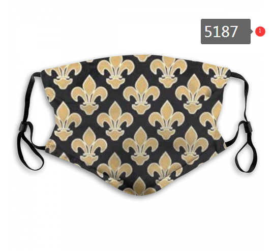 NFL New Orleans Saints Dust mask with filter->nfl dust mask->Sports Accessory